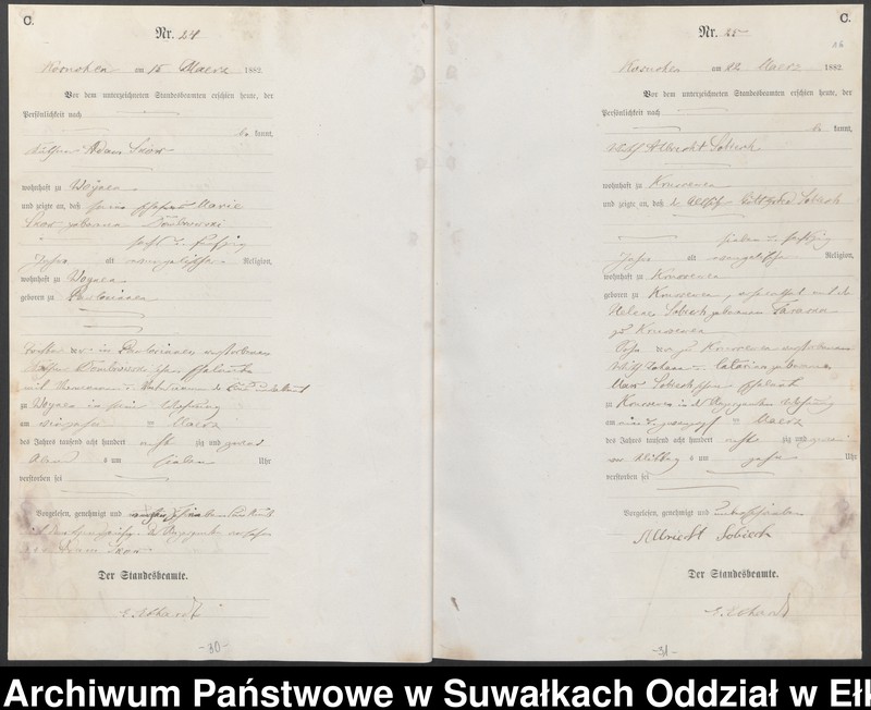 image.from.unit.number "Sterbe-Haupt-Register des Königlich Preussischen Standes-Amtes Belzonzen Kreis Johannisburg"