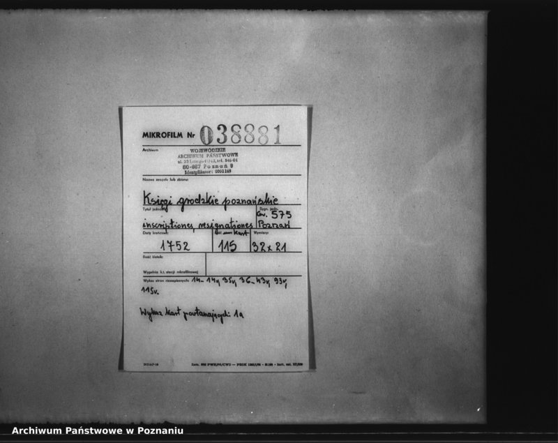 Obraz 2 z jednostki "Inscriptiones, resignationes [protocollon]"