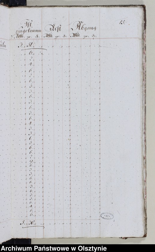 Obraz 17 z jednostki "Einnahme Register Kirchen Decem"