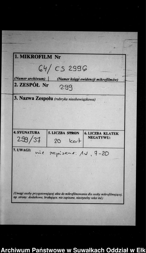 image.from.unit.number "Heiraths-Neben-Register des Preussischen Standes-Amtes Gr. Strengeln Kreis Angerburg"