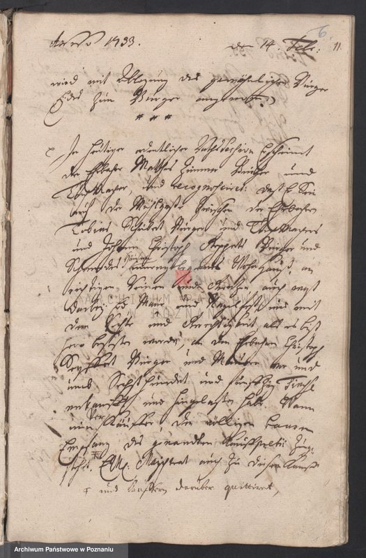 image.from.unit.number "Ratsprotokoll; język niemiecki, polski"