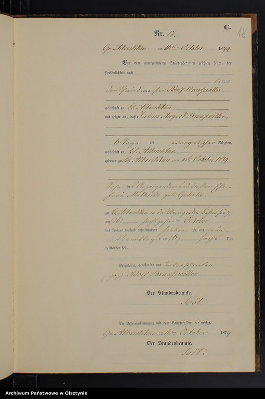 image.from.unit.number "Sterbe-Neben-Register Nr 1 - 21"
