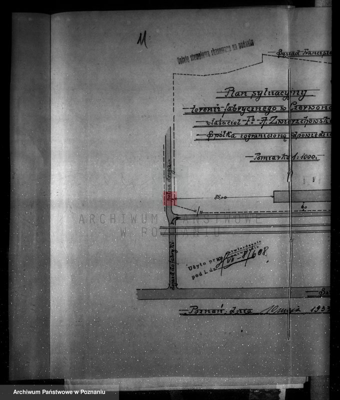 Obraz 15 z jednostki "Zatwierdzenie zakładu przemysłowego /fabryki wyrobów drewnianych/ A. Zwierzchowski i Spółka w Poznaniu"