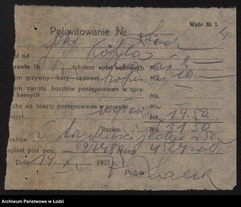 Obraz 7 z jednostki "Jakób Icek Kopel i Grundsztajn- odlewnia metali"