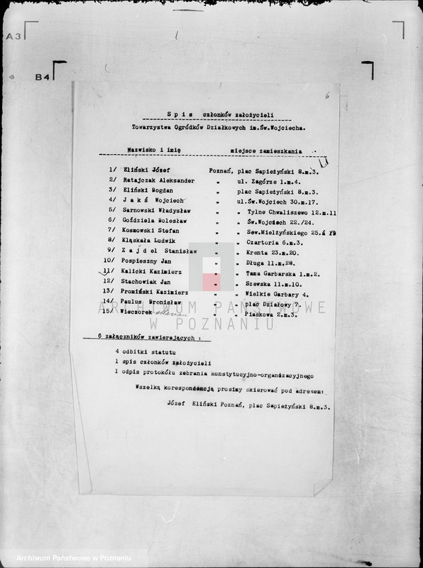 Obraz 13 z jednostki "/Towarzystwo Ogrodu Działkowego i Hodowli Drobnego Inwentarza im. św. Wojciecha w Poznaniu/"