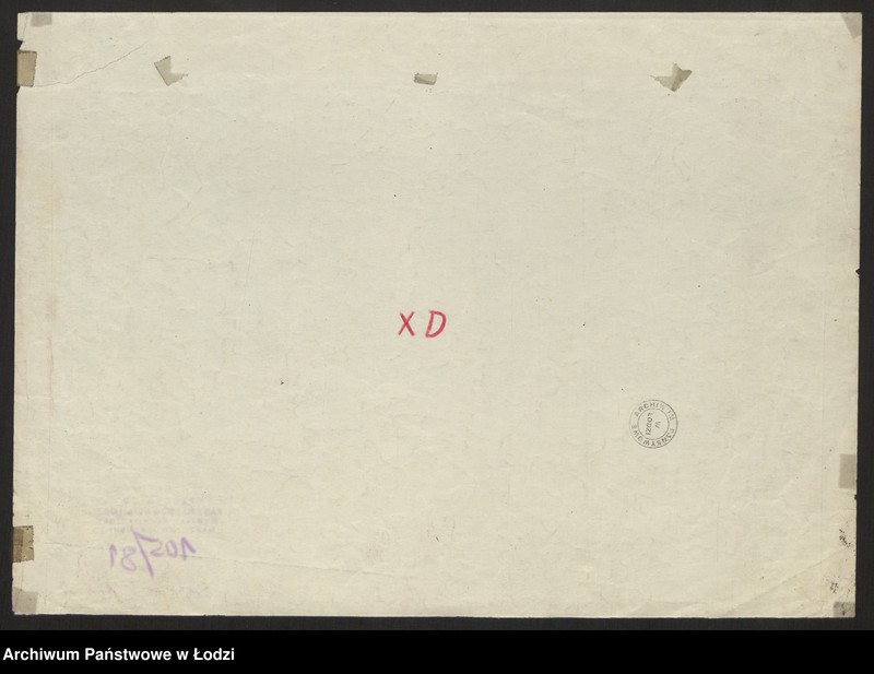 Obraz 2 z jednostki "Zmniejszenia fotograficzne planu miasta Łodzi i okolic 1:5000. Sekcja X D"