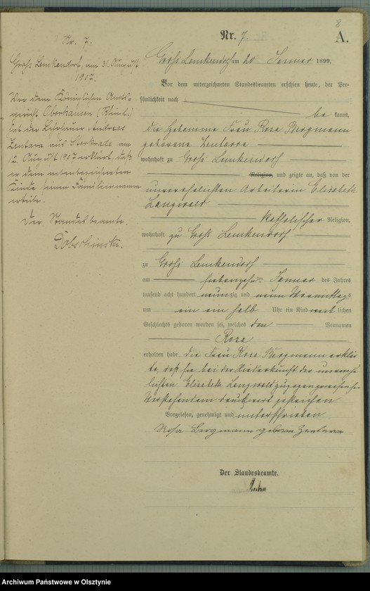 image.from.unit.number "Geburts-Haupt-Register Nr 1 - 98"