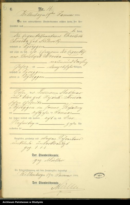 image.from.unit.number "Sterbe-Neben-Register Nr 1 - 190"