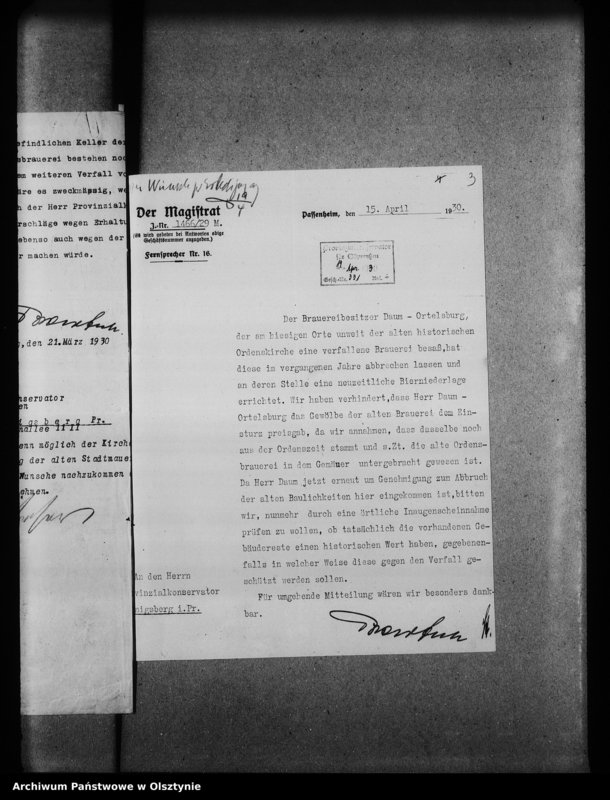 image.from.unit.number "Passenheim, Stadtmauer, Brauhausreste"