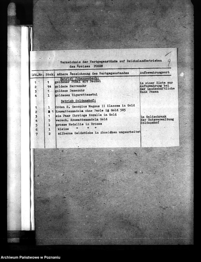 Obraz 13 z jednostki "Sprawozdania i korespondencja w sprawie rejestracji dzieł sztuki na terenie Kraju Warty"