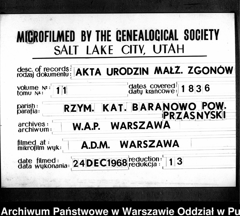 image.from.unit.number "Akta urodzeń, małżeństw i zgonów"