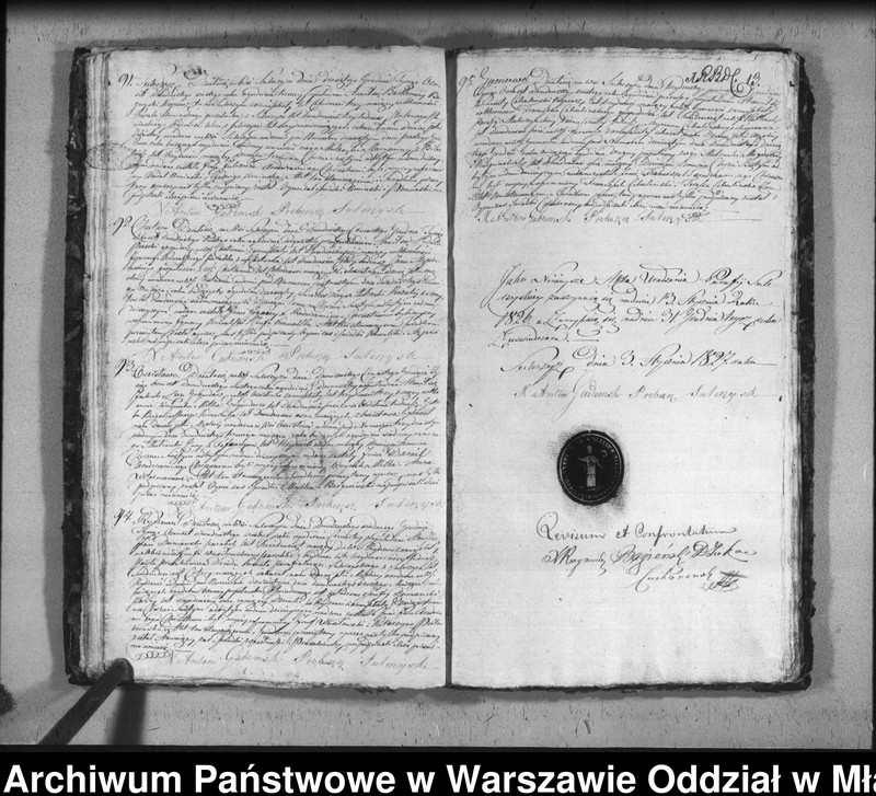 Obraz 16 z jednostki "Akta urodzin, małżeństw i zgonów"