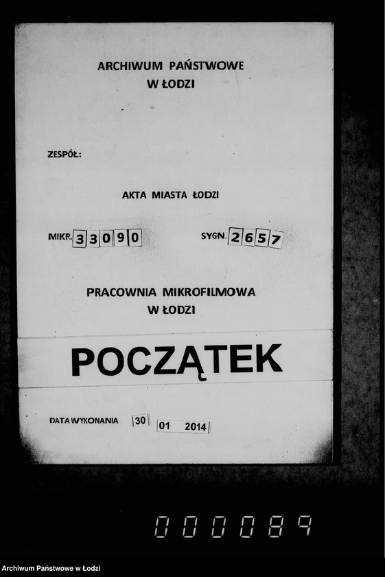 Obraz 1 z jednostki "Ob otčetnosti gorodskoj kassy"