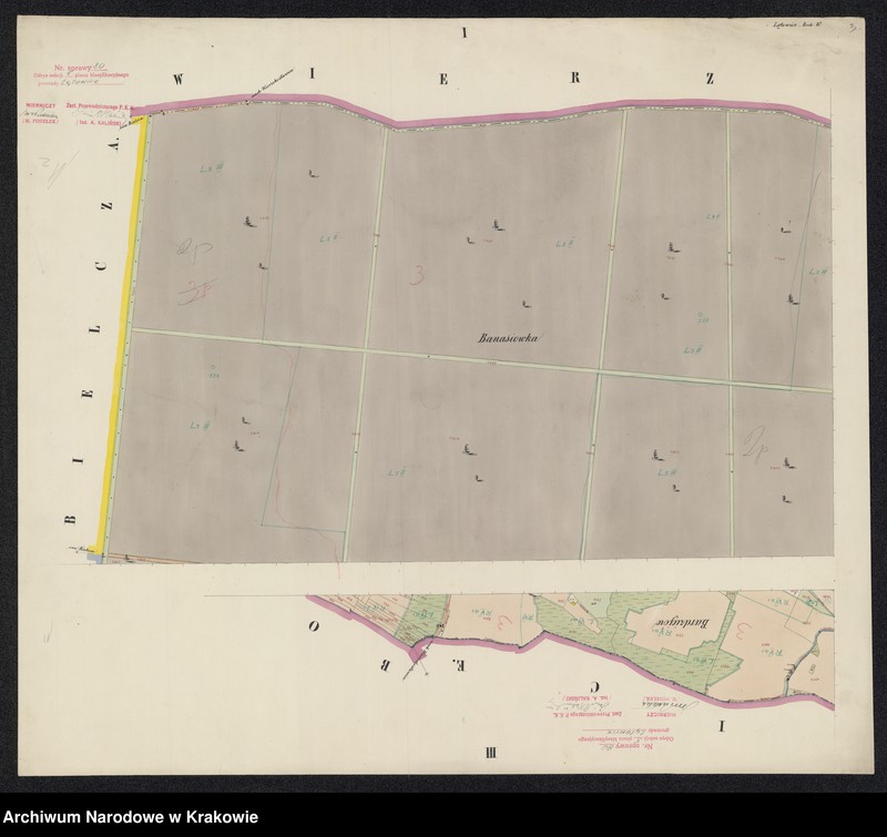 image.from.unit.number "Łętowice sammt der Ortschaft Dębina Łętowska in Galizien Bochnier Kreis Bezirk Radlow [Radłów]"