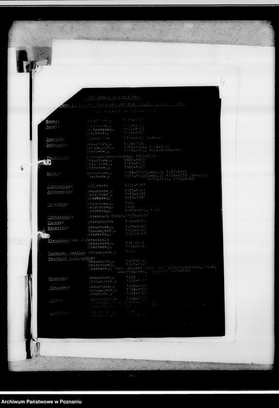 Obraz 8 z jednostki "Register der Juden, Dissidenten und Kirchenbuchduplikate der Amtsgerichte des Warthegaues"