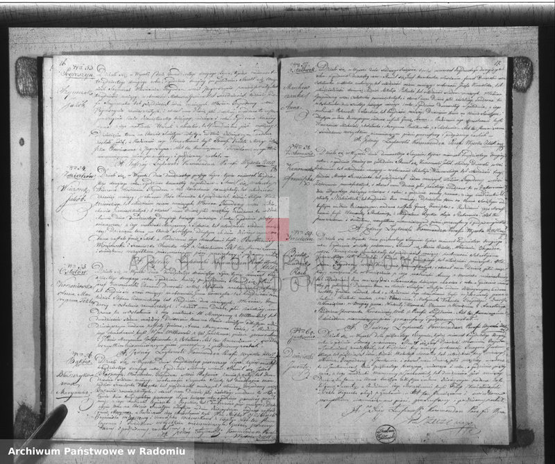 image.from.unit.number "Duplikat Książka Urodzonych, Zaślubionych i Zmarłych Parafii Wysoka w powiecie Szydłowieckim Obwodzie Opoczyńskim Województwie Sandomierskiem z roku 1832"