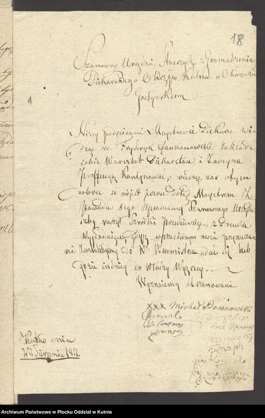 image.from.unit.number "Książka protokółów, korespondencji i rachunków Cechu Piekarzy w Kutnie"