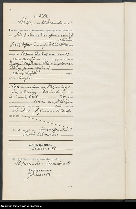 Obraz 14 z jednostki "Geburts-Register"