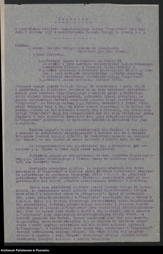image.from.unit.number "Poznań - akta koła Pogotowiaków."