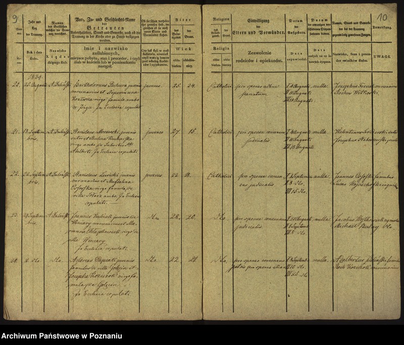 Obraz 8 z jednostki "Księga małżeństw"