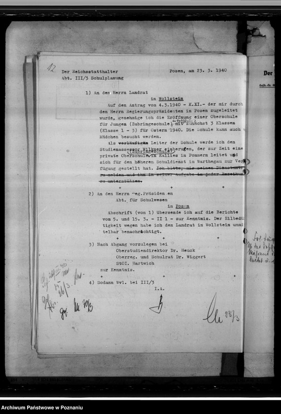 Obraz 17 z jednostki "Robert- Koch- Oberschule, Wollstein (Wolsztyn)"