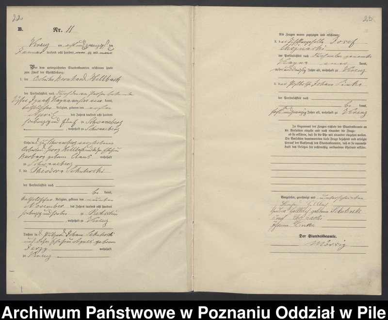 Obraz 14 z jednostki "Księga małżeństw"