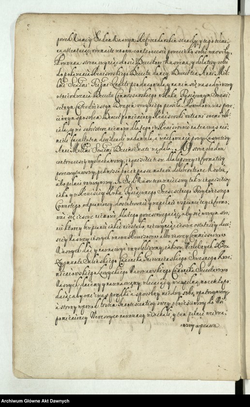 image.from.unit.number ""Dekreta referendarskie za urzędu wielebnego księdza Wacława z Leszna Leszczyńskiego referendarza koronnego, proboszcza płockiego, łęczyckiego, kanonika krakowskiego. Między starostami i dzierżawcami dóbr królewskich a poddanymi. Ab anno Dni 1643 ad annum 1645 ferowane"."