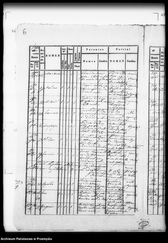 Obraz 10 z jednostki "[Kopie ksiąg metrykalnych parafii Boratyn z filią Ostrów (dekanat Bełz)]"
