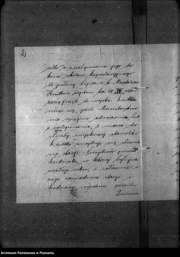 Obraz 6 z jednostki "Sprawy osobowe masztalerze stadniny w Gnieźnie personalia ogólne"