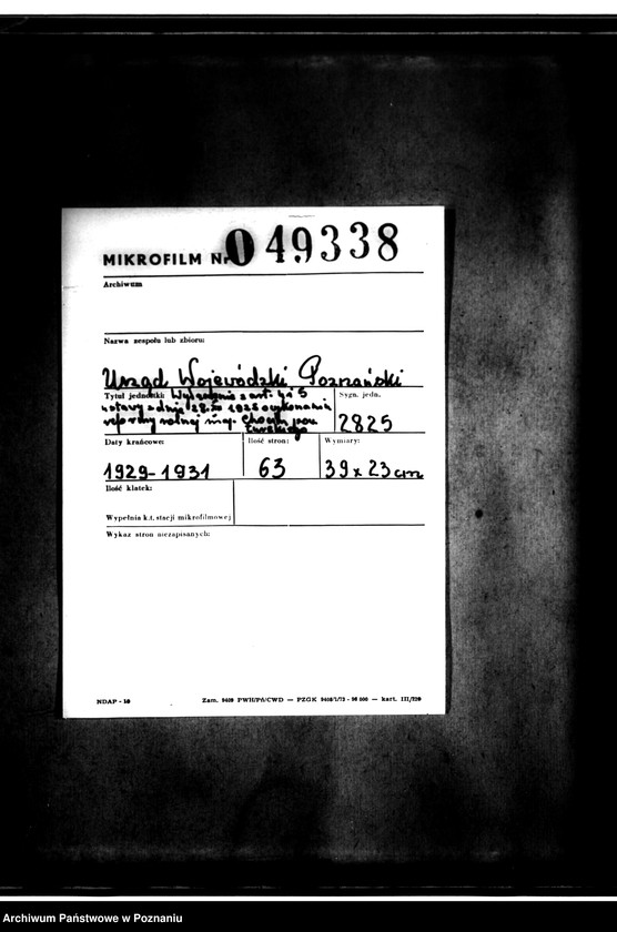 Obraz 2 z jednostki "Wyłączenie z art. 4 i 5 ustawy z dnia 28.12.1925 r. o wykonaniu reformy rolnej majątku Chocim powiatu tureckiego"
