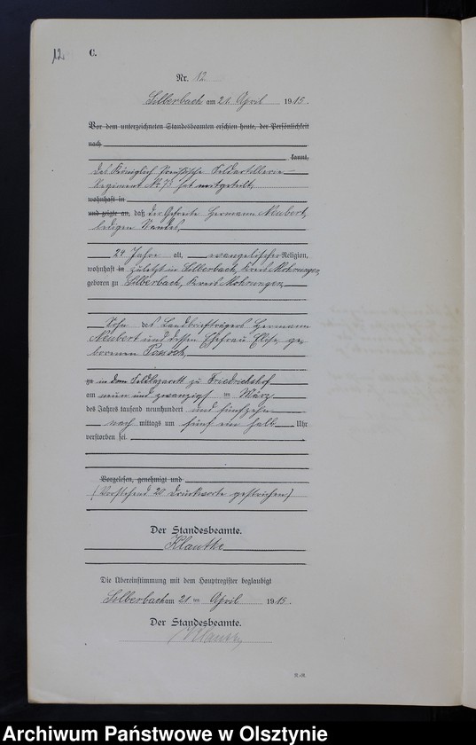 image.from.unit.number "Sterbe-Neben-Register Nr 1 - 45"