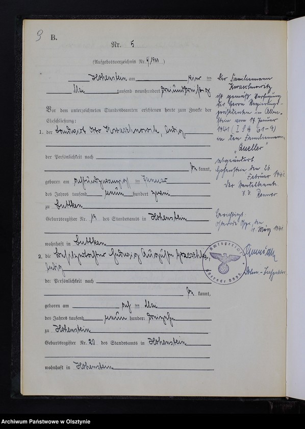 image.from.unit.number "Heirats-Neben-Register Nr 1 - 62"