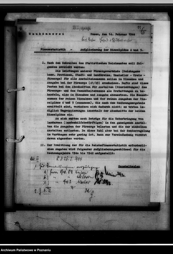 Obraz 15 z jednostki "Rundschreiben der Gaukämmerei - 1944."