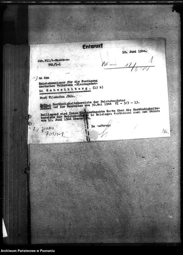 Obraz 5 z jednostki "Verwaltungsangelegenheiten der Reichsbauämter"