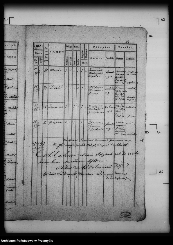 Obraz 15 z jednostki "[Kopie ksiąg metrykalnych parafii Modrycz z filią Solec (dekanat Drohobycz)]"