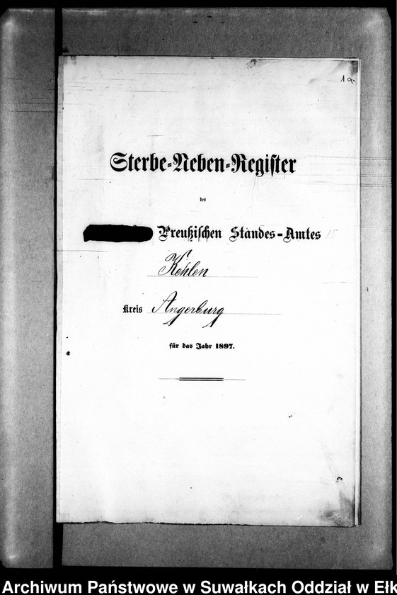 image.from.unit.number "Sterbe-Neben-Register des Preussischen Standes-Amtes Kehlen Kreis Angerburg"