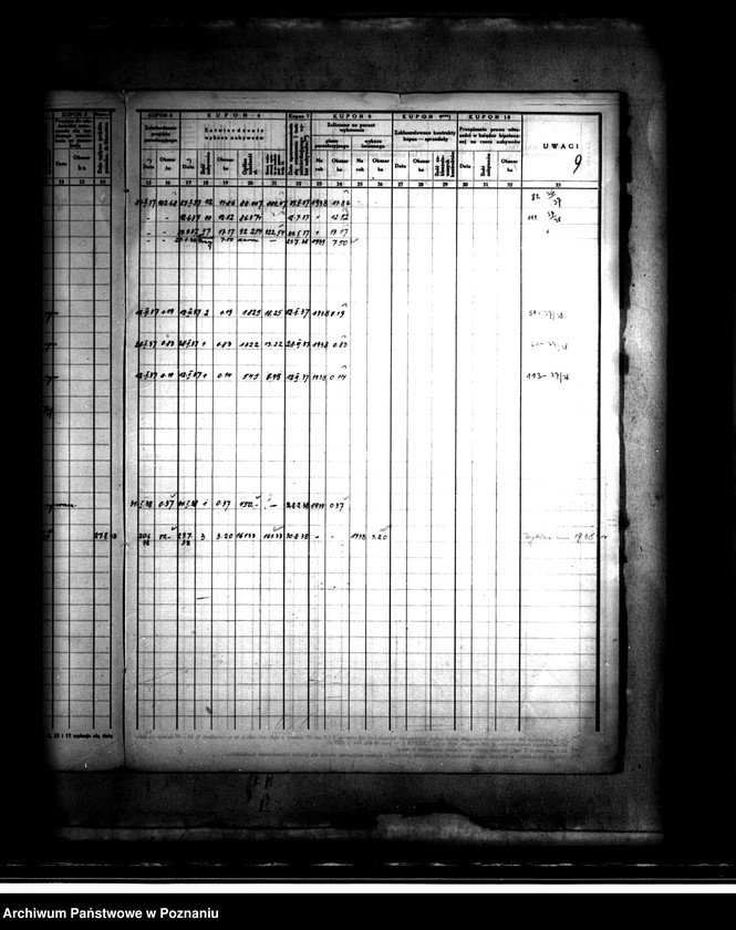 Obraz 13 z jednostki "Księga kontroli prac parcelacji prywatnej dla powiatu poznańskiego"