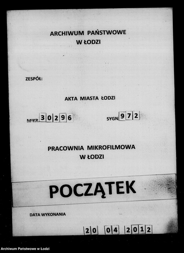 Obraz 1 z jednostki "Akta tyczące się egzekwowania należytości pocztowych"