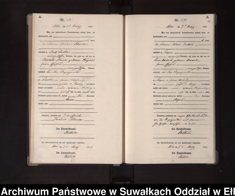 image.from.unit.number "Geburts-Neben-Register des Königlichen Preussischen Standes-Amtes Orlen Kreis Loetzen"