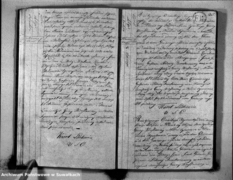 image.from.unit.number "Akta Zaszlubionych Gminy Mirosławskiey Na rok 1817"