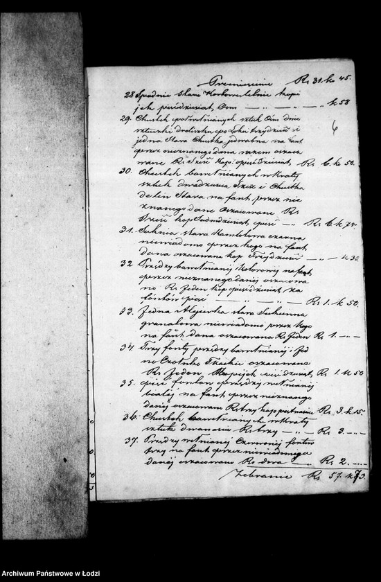 Obraz 10 z jednostki "Akta tyczące się spisu inwentarza pozostałości po zmarłym Gotfrydzie Katałowskim"