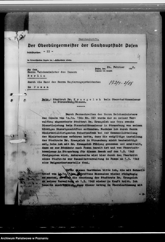 Obraz 8 z jednostki "Kraegeloh - rajca miejski w Łodzi"