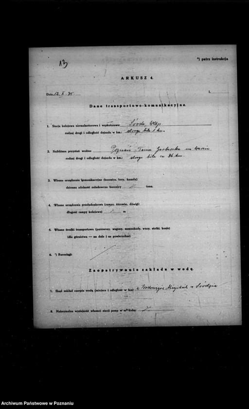 Obraz 17 z jednostki "Kwestionariusz tkalni Spółki z o.o. w Środzie"