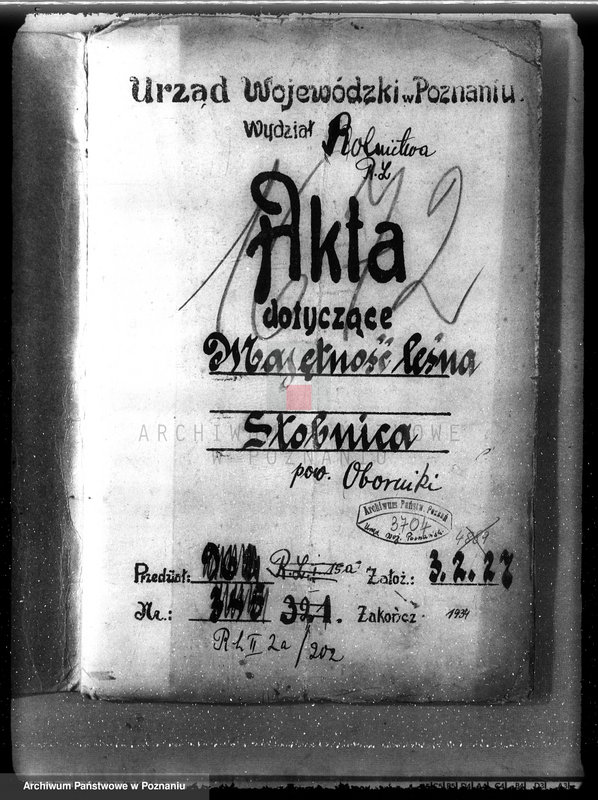 image.from.unit.number "Majętność leśna Stobnica powiat obornicki"