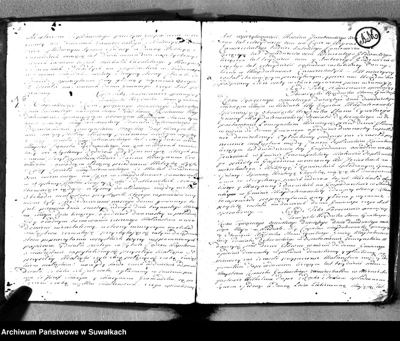 image.from.unit.number "Akta małżeństwa gminy wigierskiey od 1-go maja 1810 do dnia ostatniego kwietnia 1811 roku"