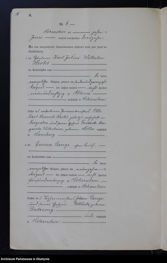 image.from.unit.number "Heirats-Neben-Register Nr 1 - 16"