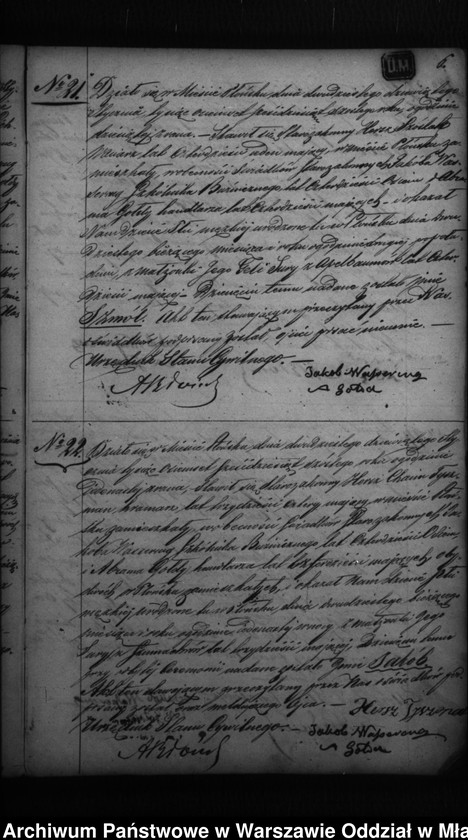 Obraz 14 z jednostki "Akta urodzeń, małżeństw, zgonów"