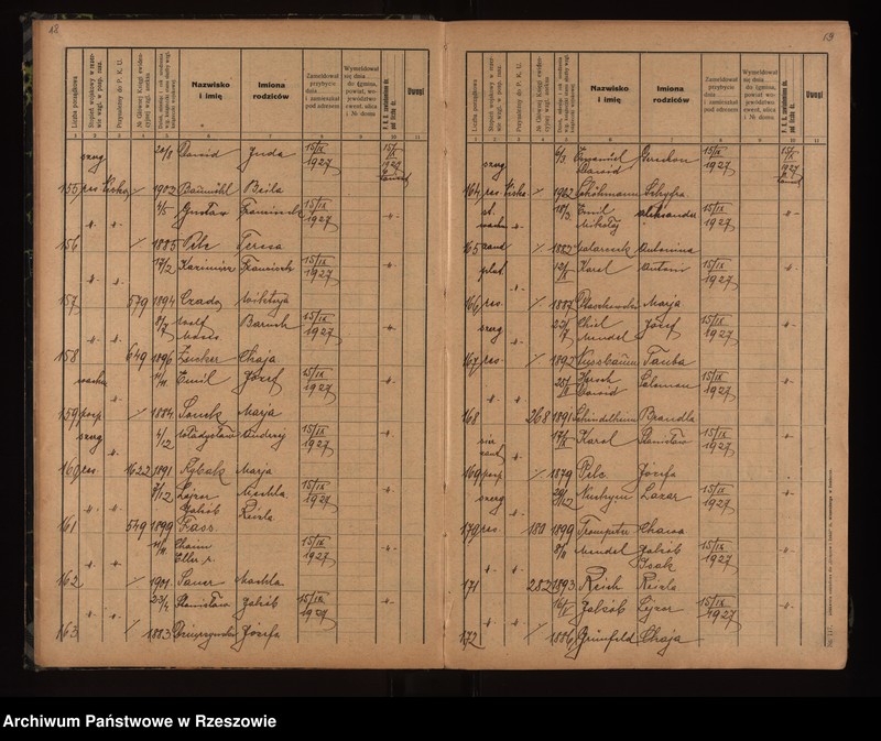 Obraz 12 z jednostki "Księga meldunkowa rezerwowych pospolitego ruszenia"
