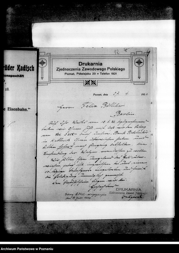 image.from.unit.number "Korespondencja różna"