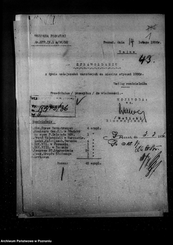 Obraz 5 z jednostki "Sprawozdania z życia mniejszości narodowych za okres od 1 stycznia do 15 czerwca 1936 r."